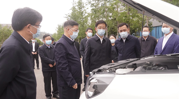 云南省委副书记、、、省长王予波带队到 0638太阳集团官网动力开展调研